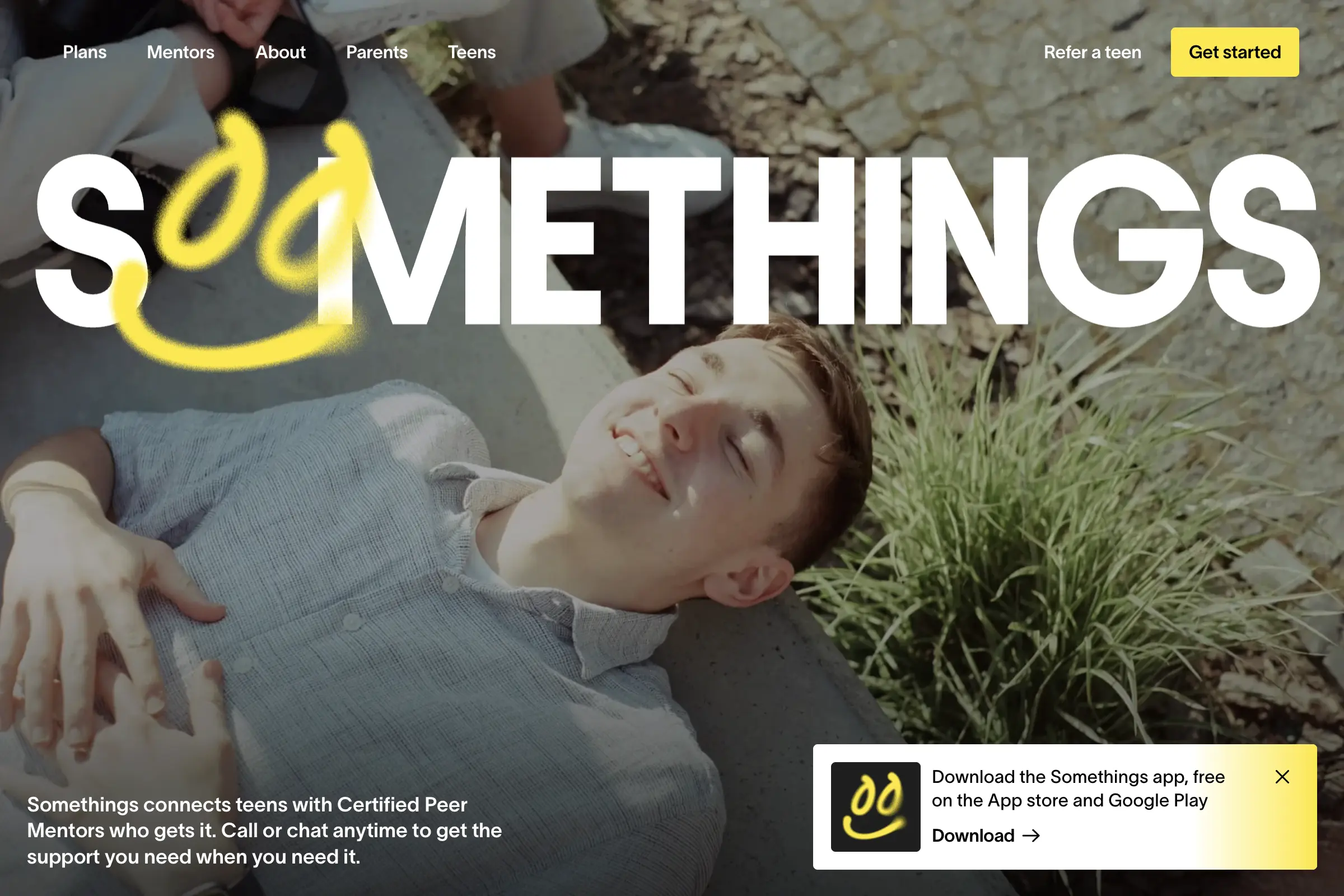 Somethings website by Aaron Rolston